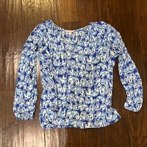 Lilly Pulitzer elephant top